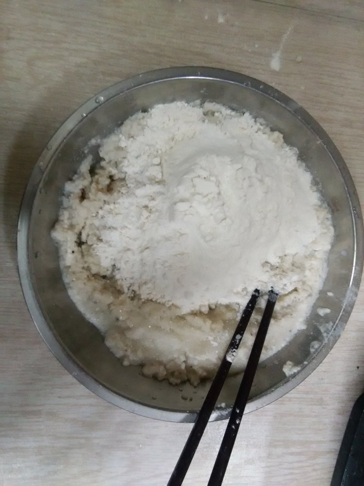 豆渣玉米粒饼步骤3