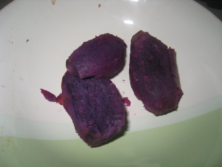 奶香紫薯饼步骤1