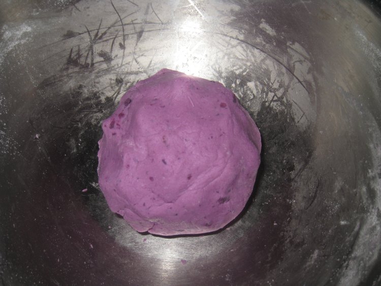 奶香紫薯饼步骤5