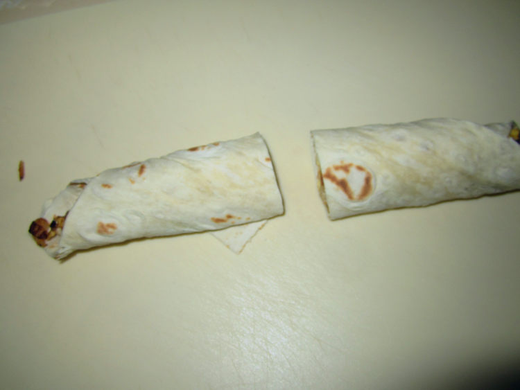虾皮煎蛋卷饼步骤8