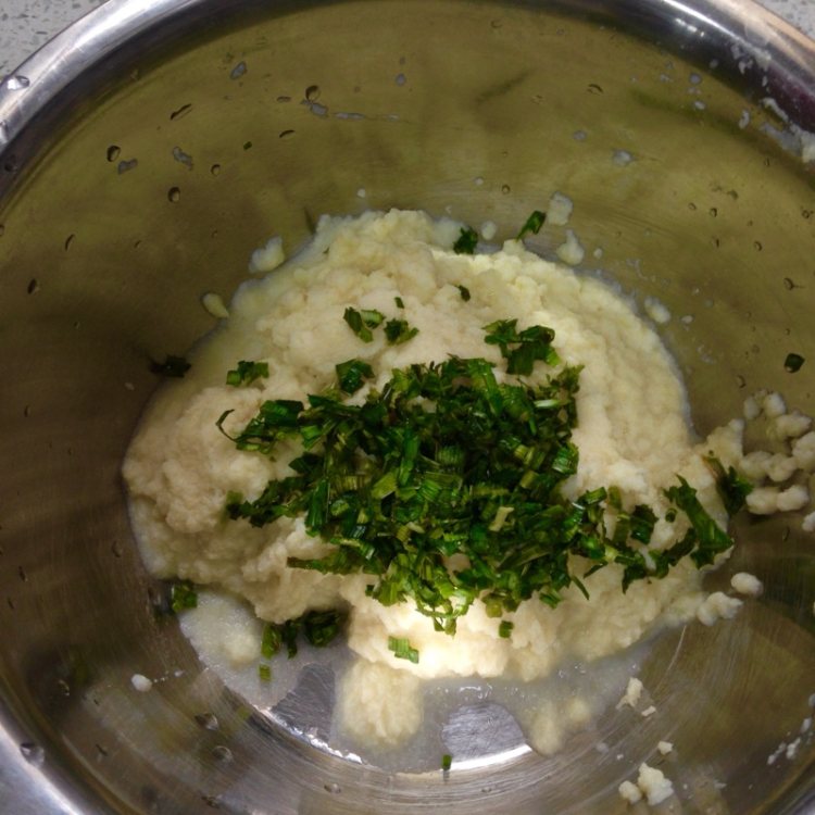 咖喱香兰豆渣软饼步骤2