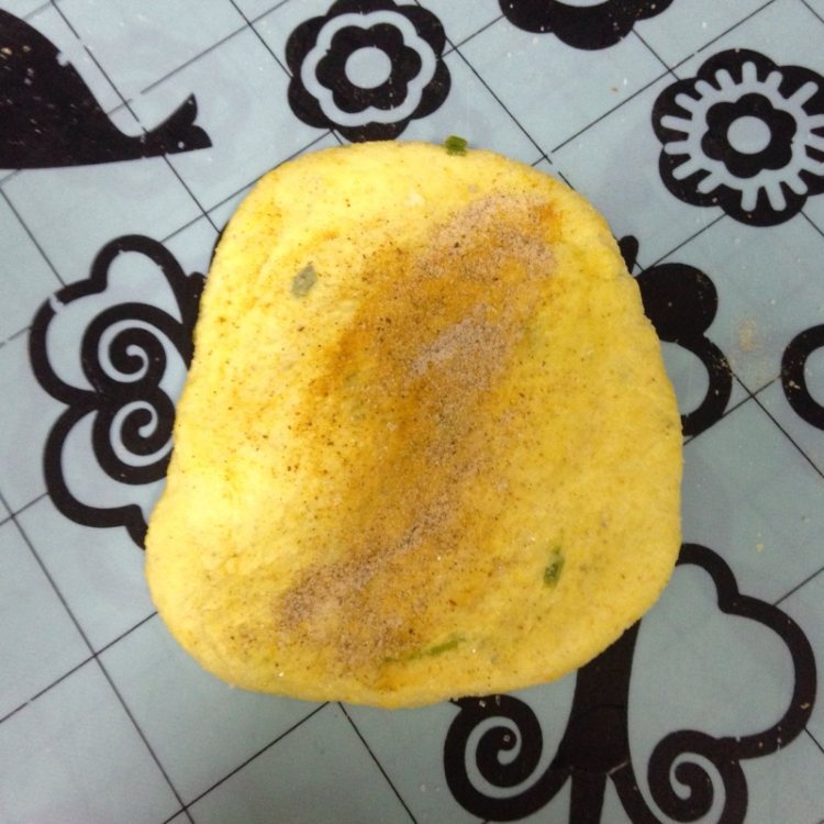 咖喱香兰豆渣软饼步骤6