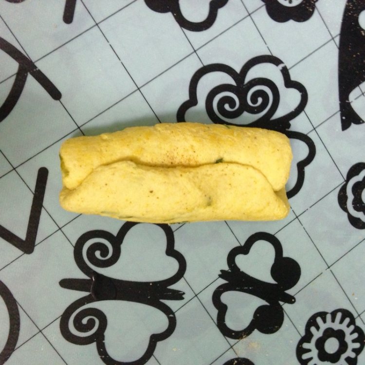 咖喱香兰豆渣软饼步骤7