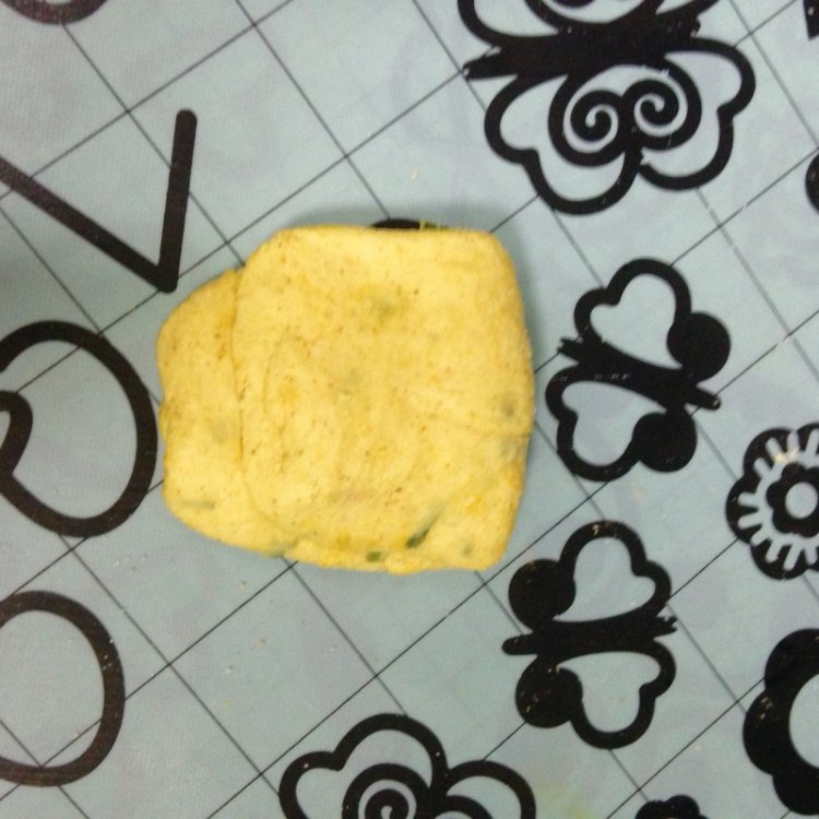 咖喱香兰豆渣软饼步骤8