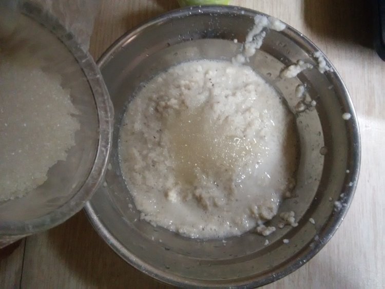 巧克力豆渣饼步骤2