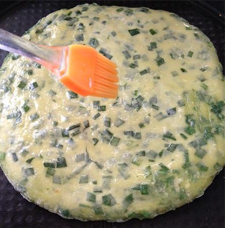 韭菜烙饼步骤14