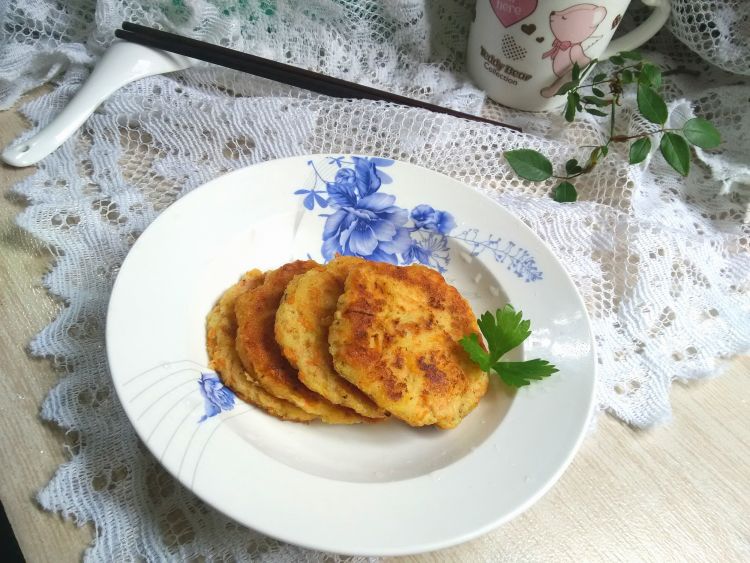 胡萝卜豆渣煎饼步骤9