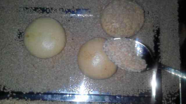 香煎南瓜豆沙饼步骤3