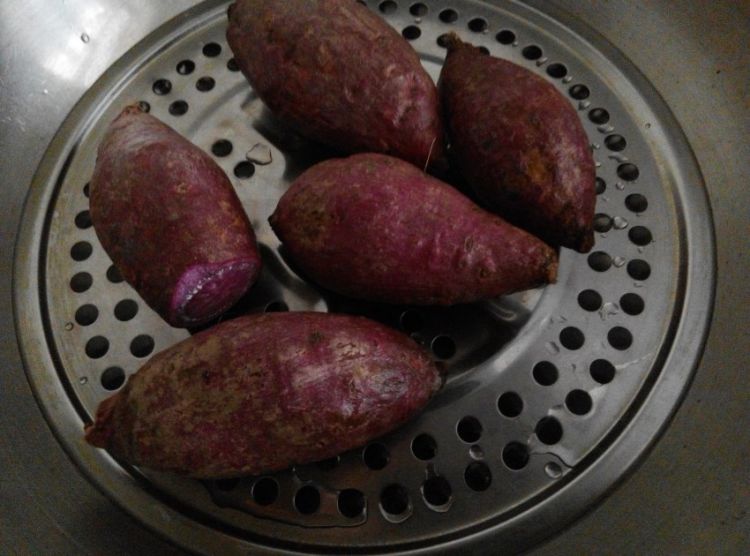 芝香紫薯南瓜饼步骤1