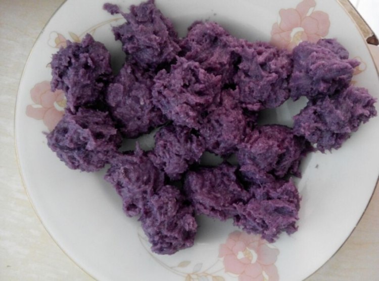 芝香紫薯南瓜饼步骤4