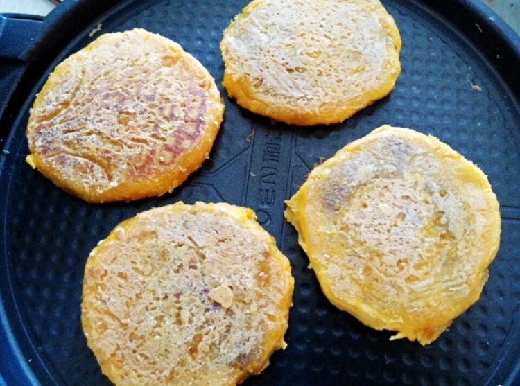 芝香紫薯南瓜饼步骤9