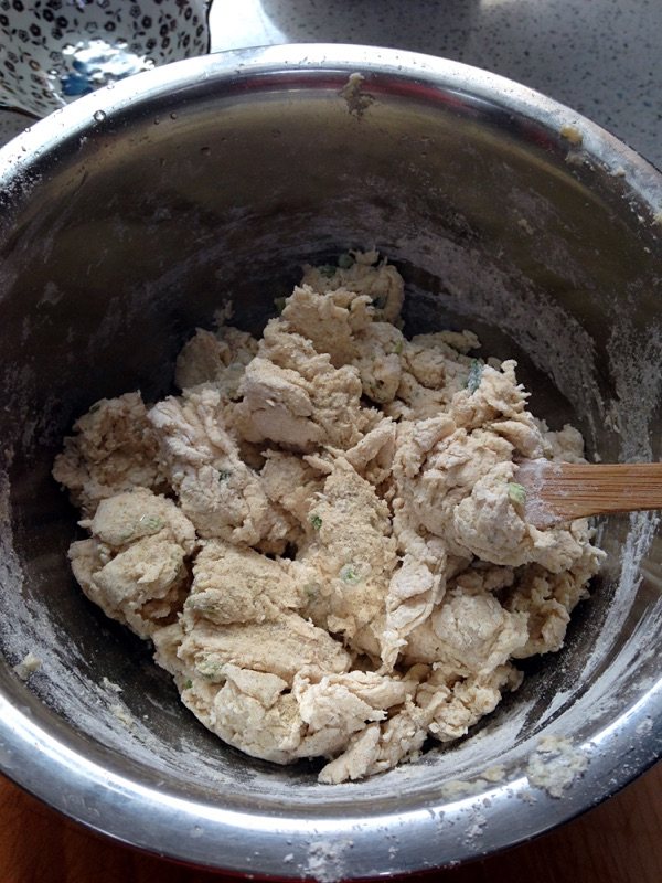 全麦豆渣培根软饼步骤3