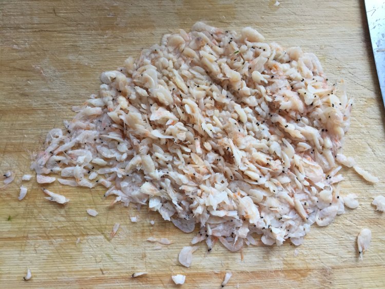 韭菜虾皮煎饼步骤3