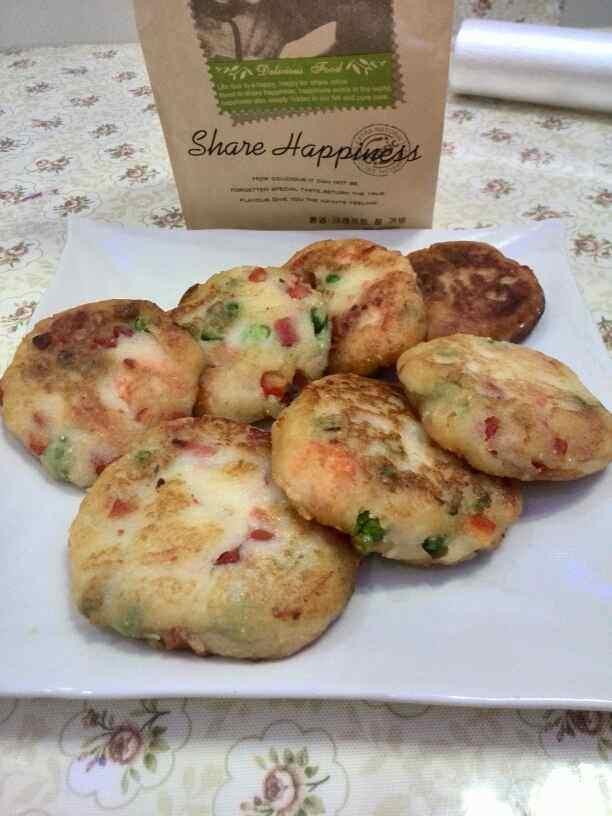 虾仁土豆泥饼步骤4