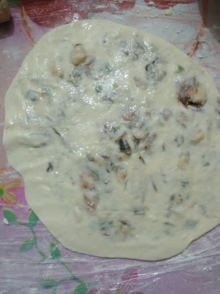 梅干菜烧饼步骤14
