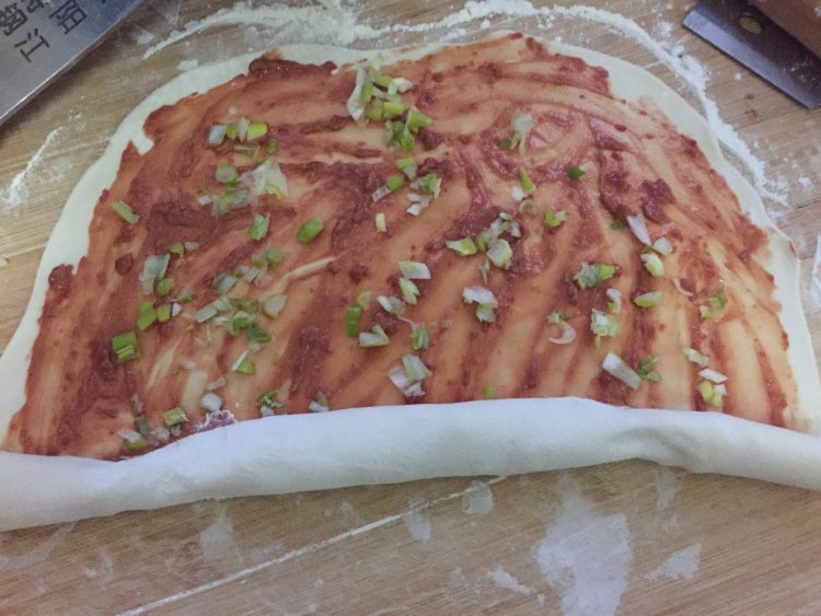 腐乳葱香小饼步骤7