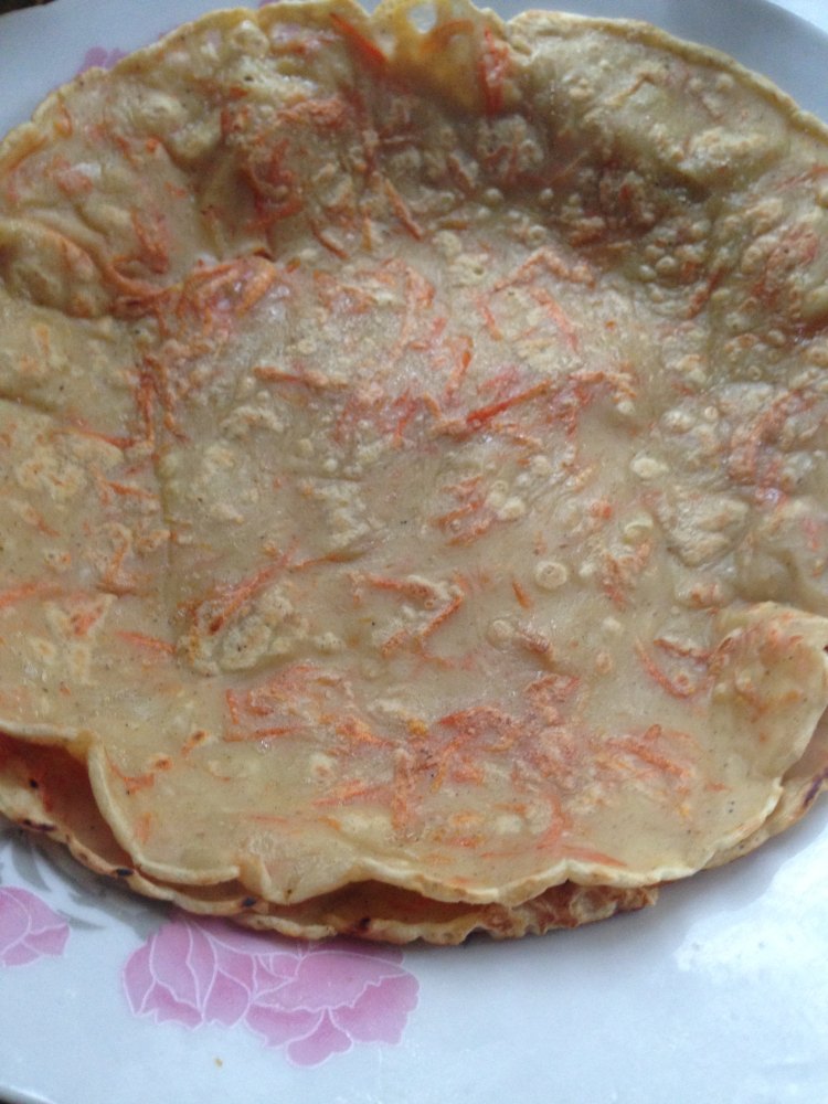 胡萝卜鸡蛋煎饼步骤8