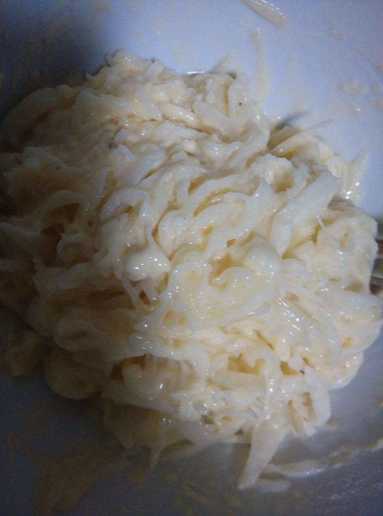 萝卜丝煎饼步骤5