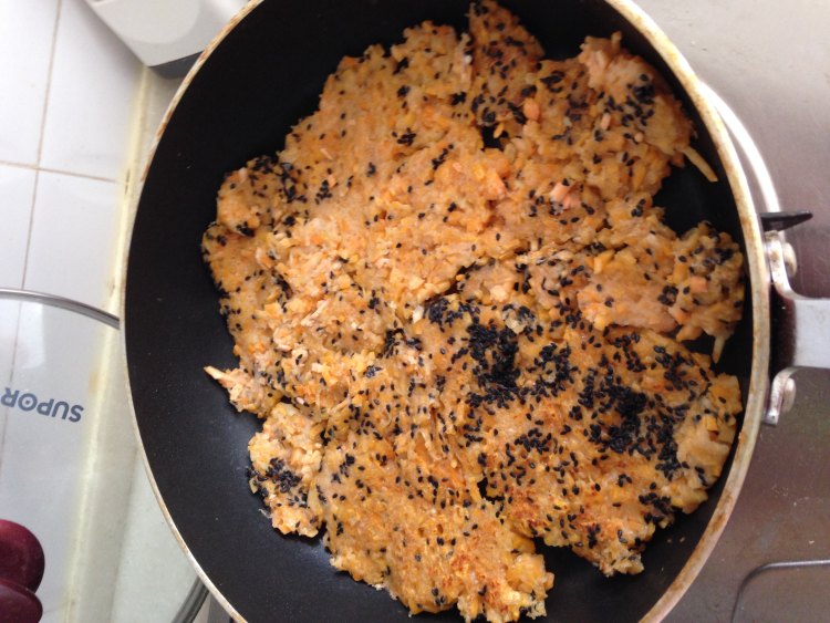 红薯粒煎饼步骤6