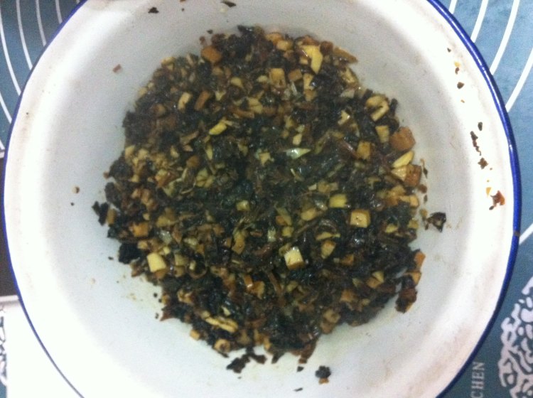 菜花塌饼步骤12