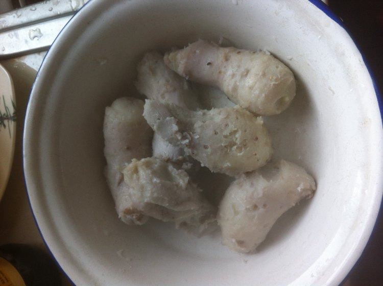 芝麻紫薯芋头饼步骤2
