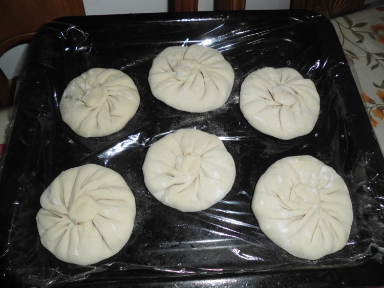 茄子肉馅饼步骤12