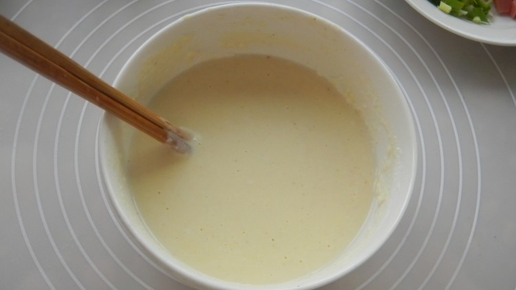 火腿豆芽煎饼步骤3