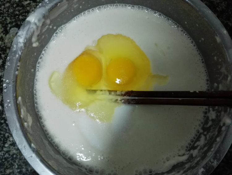 茼蒿鸡蛋饼步骤6