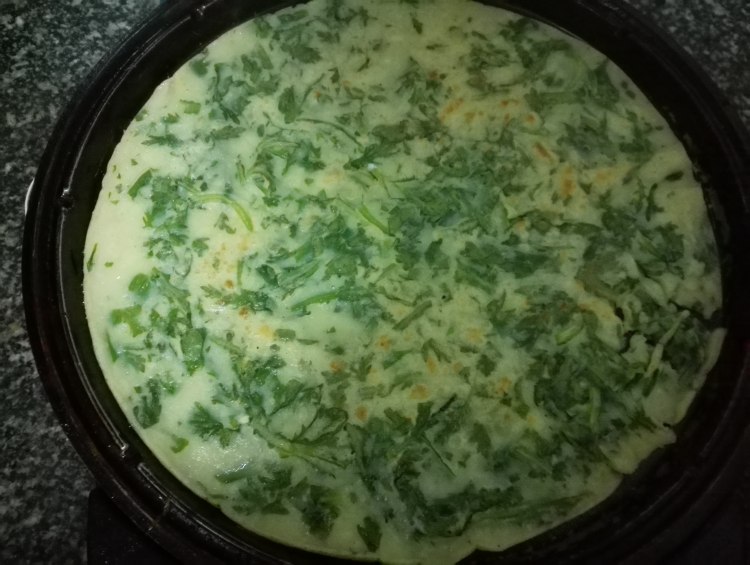 茼蒿鸡蛋饼步骤10