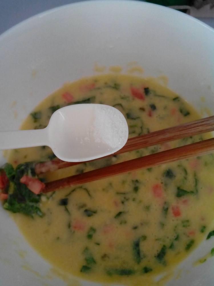 菠菜胡萝卜鸡蛋饼步骤6