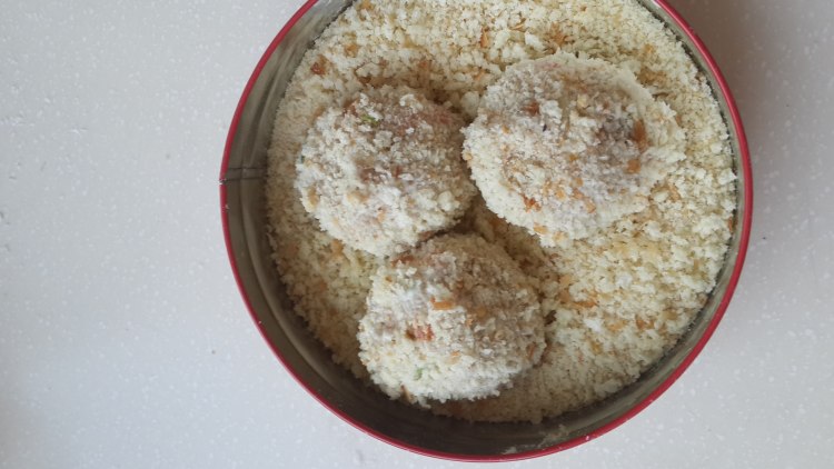 田园鸡肉饼步骤4