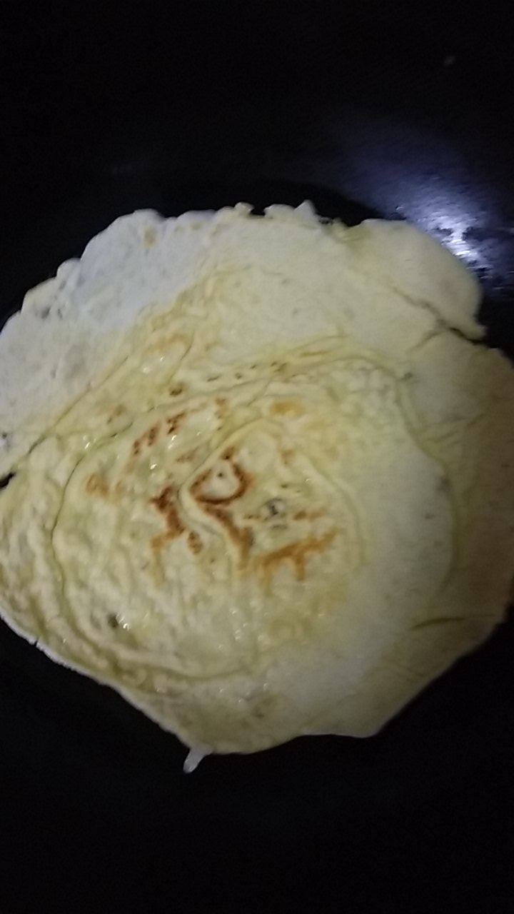 鸡蛋榨菜煎饼步骤5