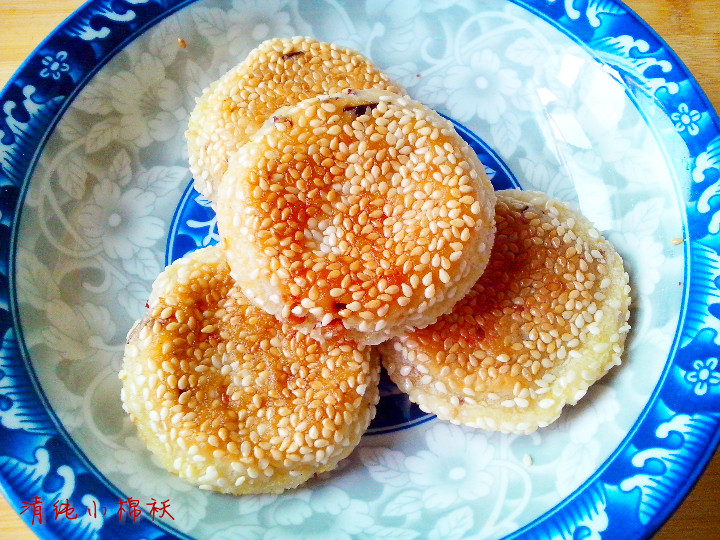 枣香奶油玉米饼步骤8
