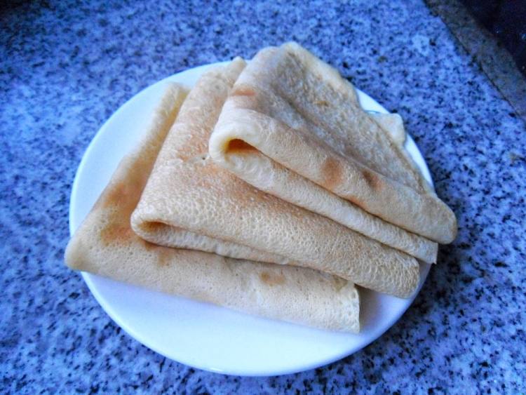 蛋糊薄饼步骤9