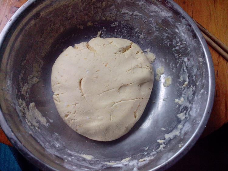 红薯糯米芝麻饼步骤6