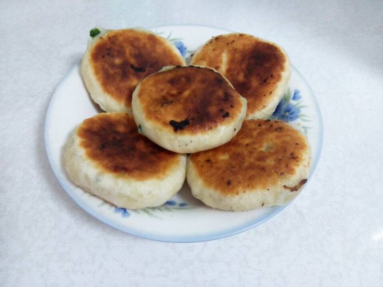 香菜萝卜丝饼步骤8