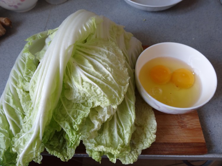 大白菜鸡蛋饼步骤3
