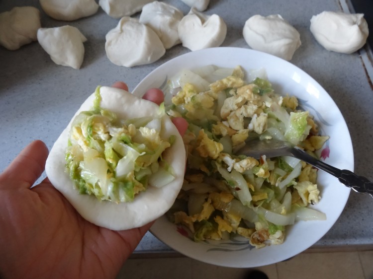 大白菜鸡蛋饼步骤11