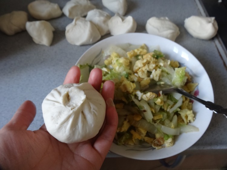 大白菜鸡蛋饼步骤12