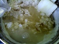 鸡蛋葱香豆渣松饼步骤7
