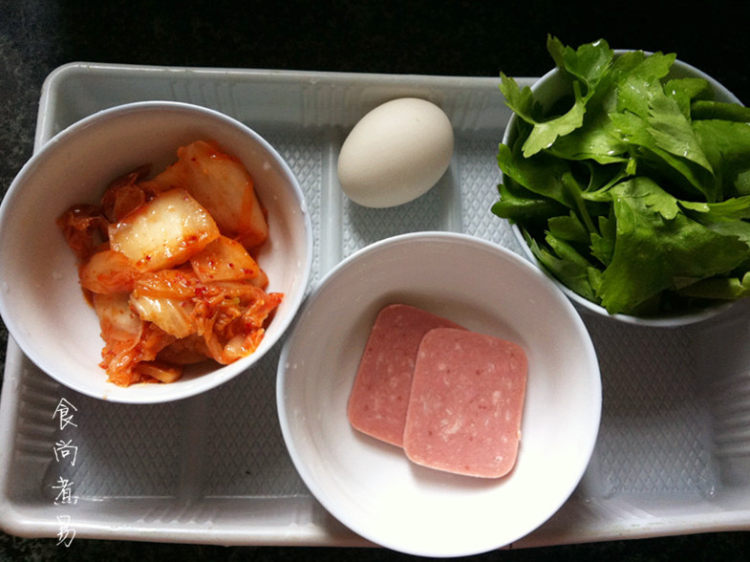 芹香泡菜饼步骤2