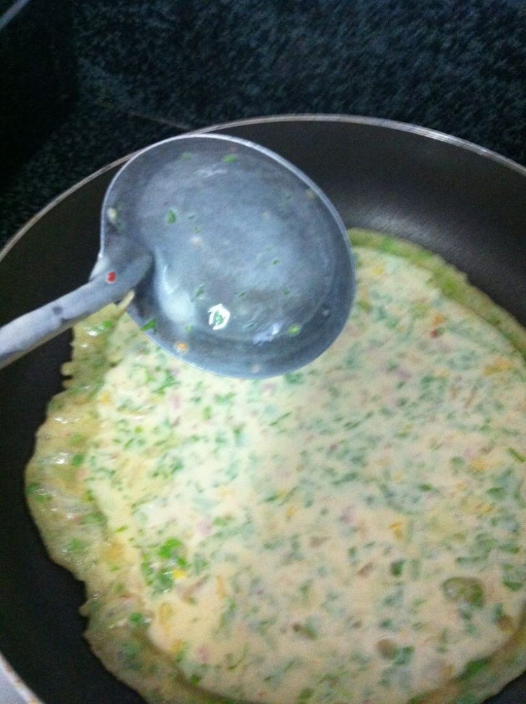 芹香泡菜饼步骤6
