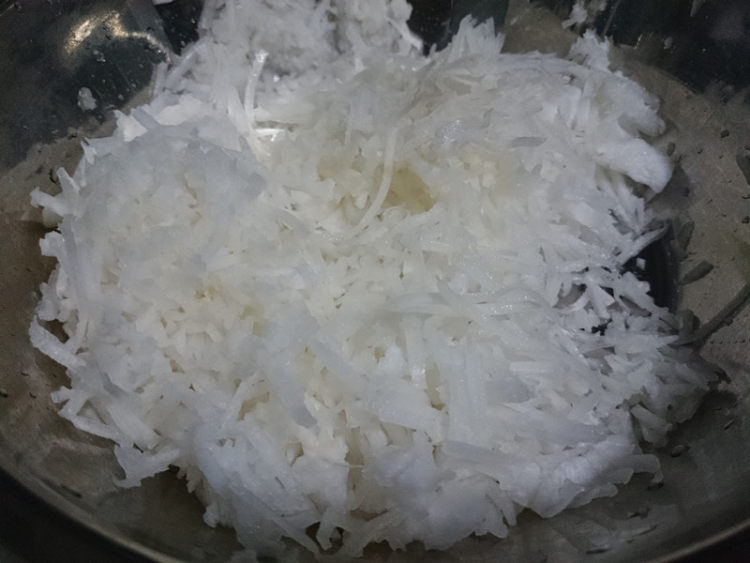 白萝卜丝肉饼步骤1