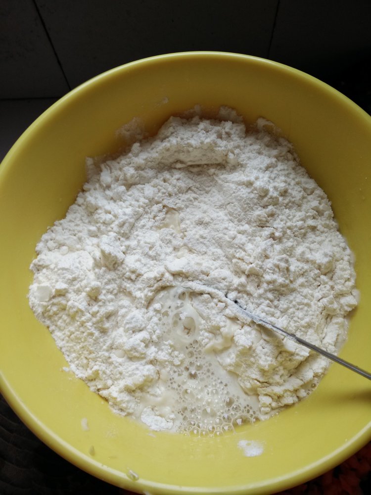 胡萝卜火腿煎饼步骤3