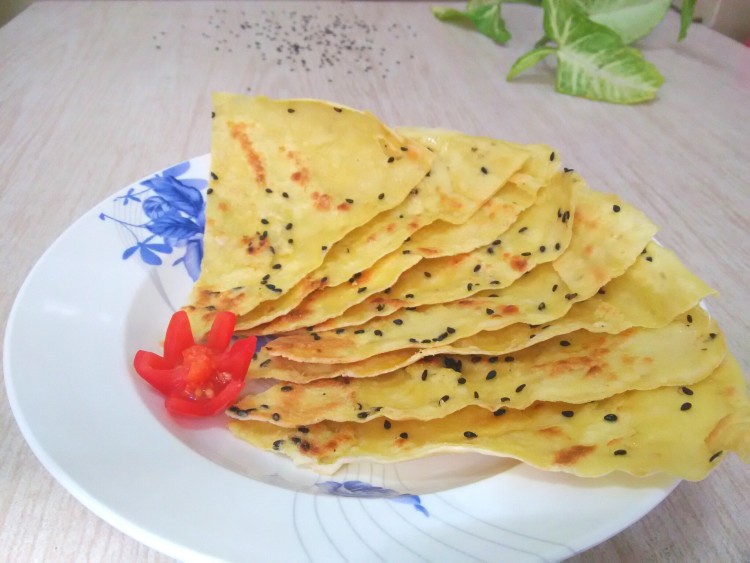 黑芝麻鸡蛋脆饼步骤9
