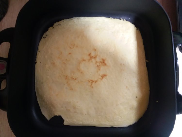 黑芝麻鸡蛋脆饼步骤8