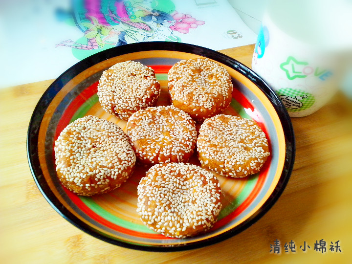 薯香红糖豆渣饼步骤10