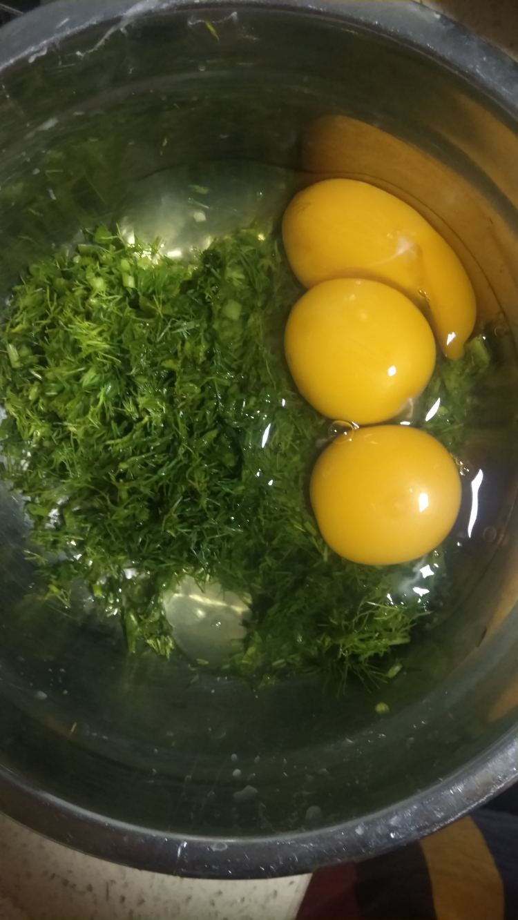 茴香煎饼步骤3