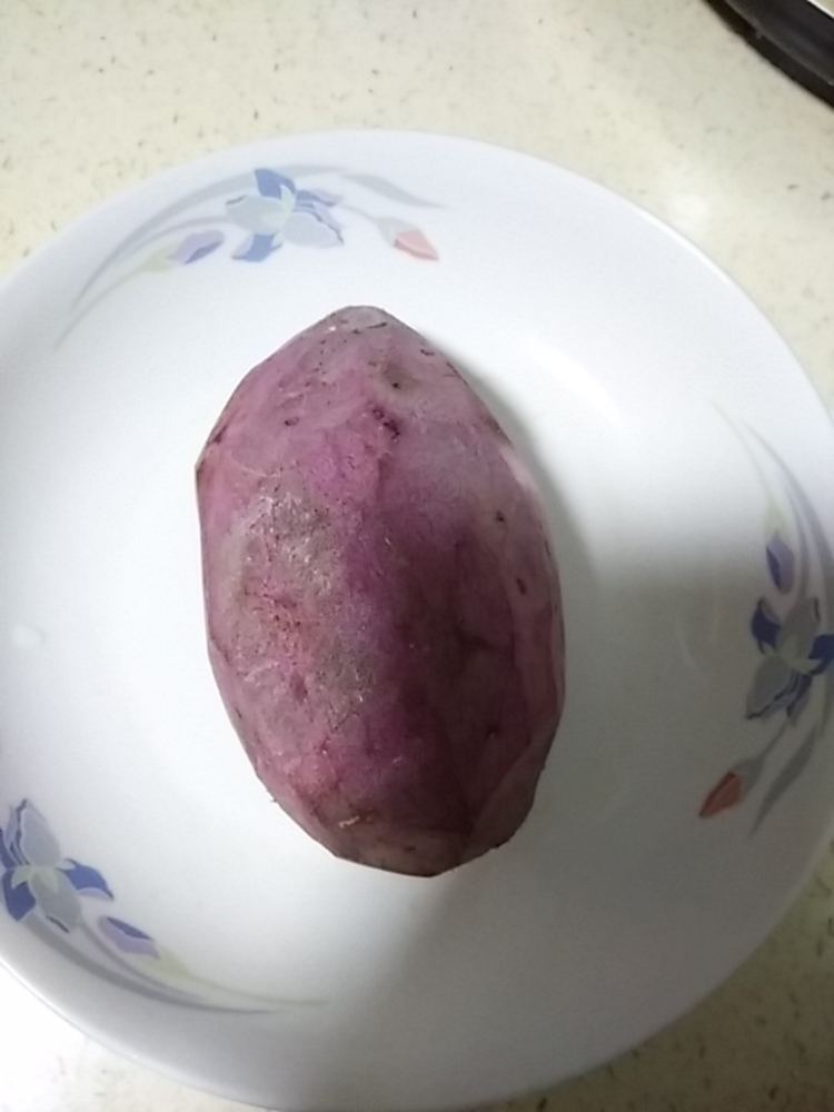 煎紫薯饼步骤1