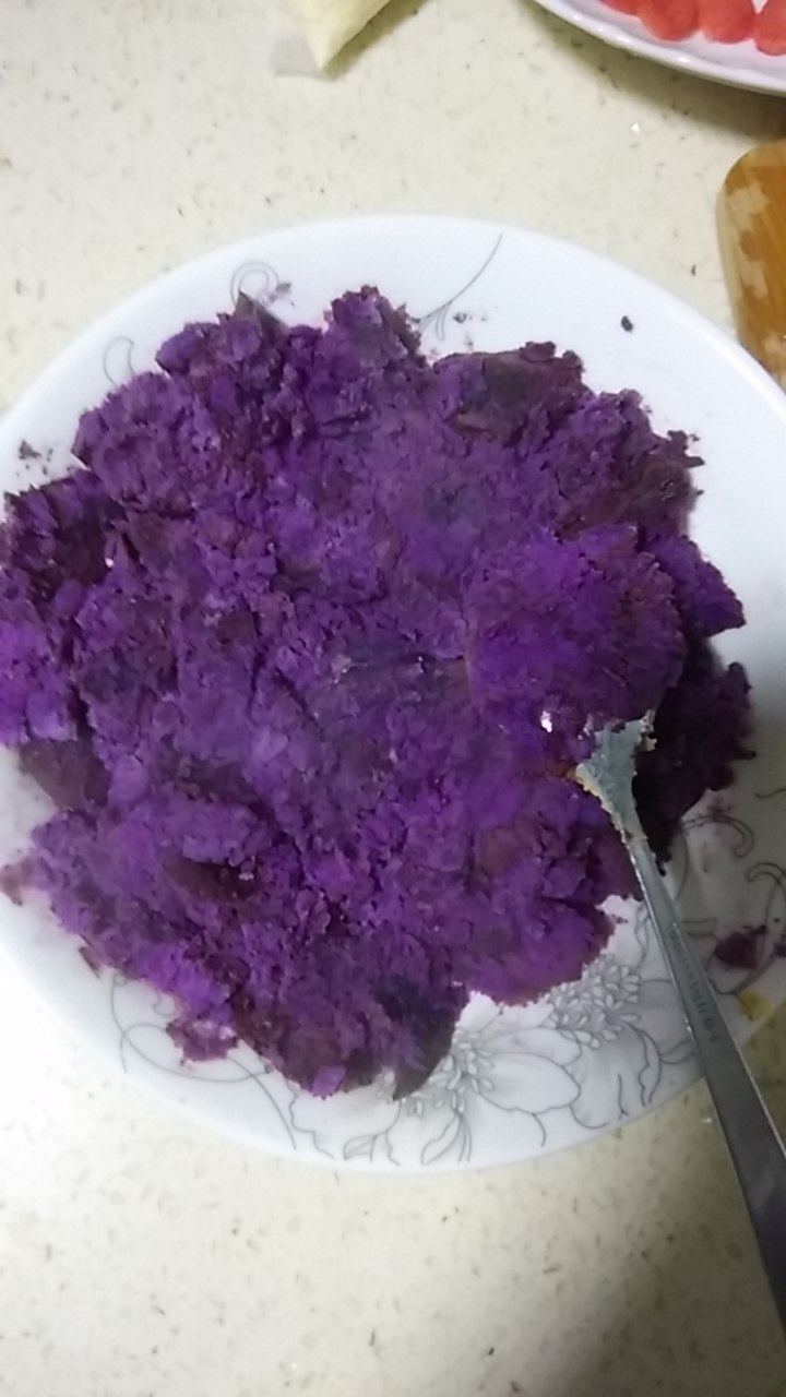 煎紫薯饼步骤4